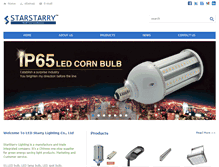 Tablet Screenshot of ledstarrylighting.com